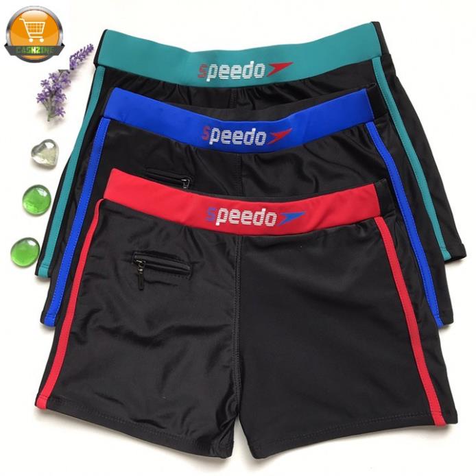 Siêu Sale Quần bơi nam giá rẻ, Quần bơi nam SPEEDO co dãn lưng bản, có túi đựng chìa khóa