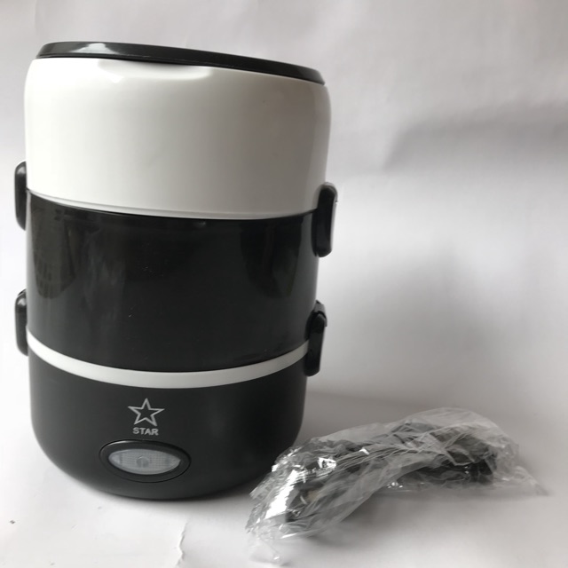 [BẢO HÀNH 12 THÁNG] Hộp Cơm Hâm Nóng Cắm Điện 3 Tầng ruột inox Cao Cấp | BigBuy360 - bigbuy360.vn