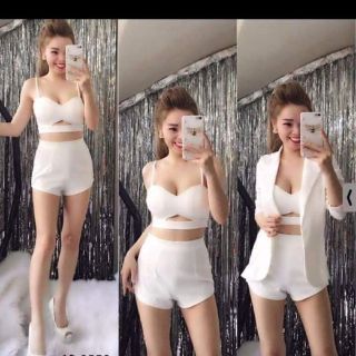 Sét vest quần short 3 món