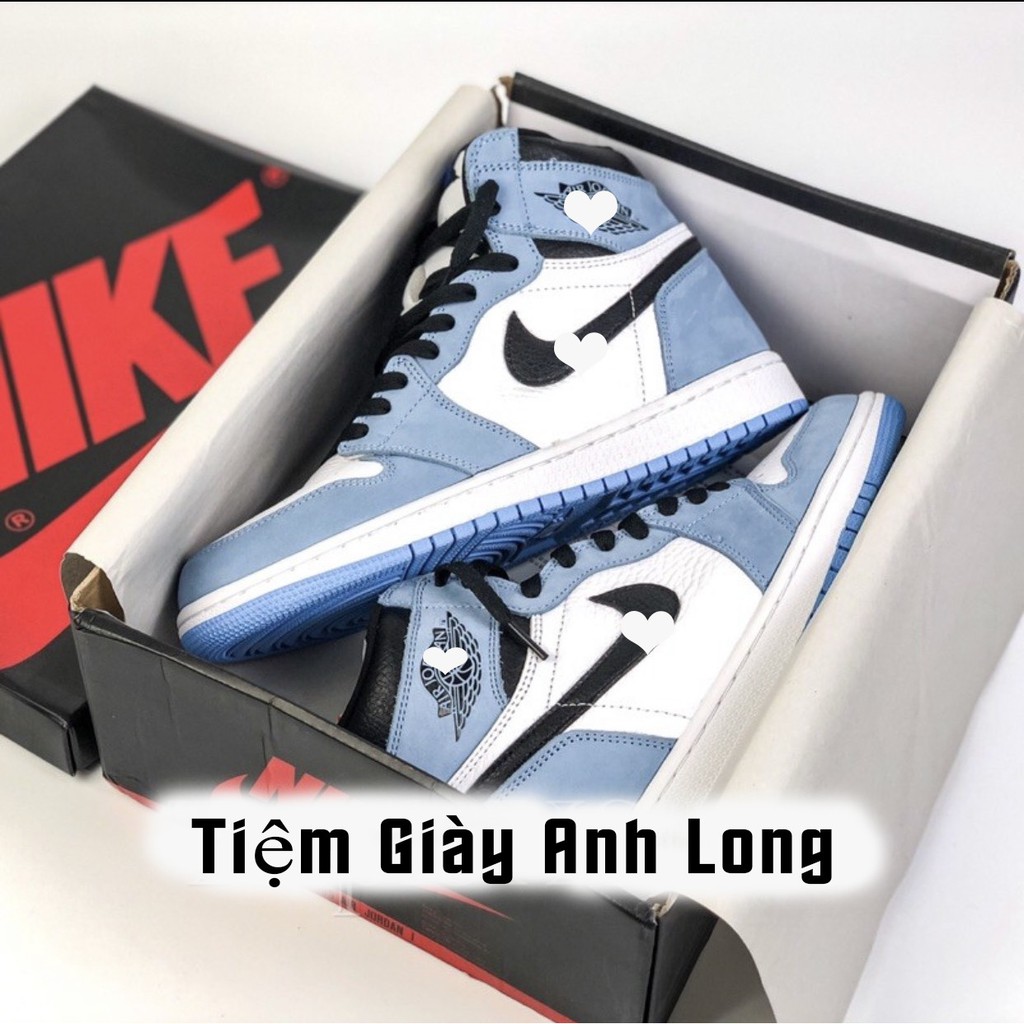 Giày air jordan panda nam - nữ cao cổ đen trắng bản 1:1 da trơn [FULL BOX -  DÂY GIÀY] cam kết bản đẹp nhất thị trường.