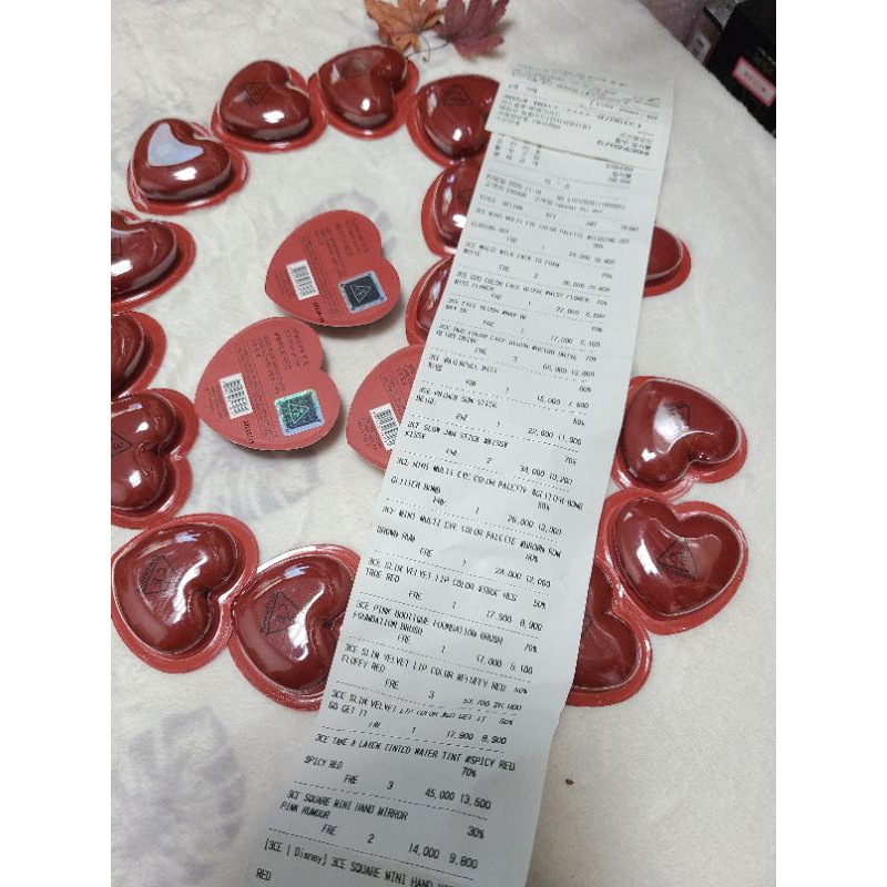 Trả bill.Son dưỡng 3CE Heart Pot Lip