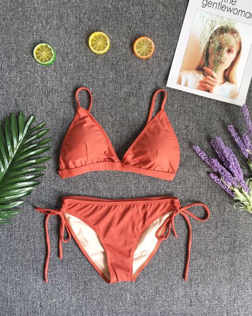 Bikini tam giác quần cột nơ