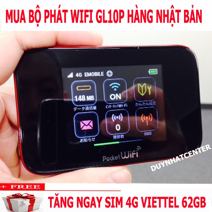 (CẤU HÌNH KHỦNG) Bộ phát wifi cầm tay GL10P hàng chuẩn Huawei,màn hình hiển thị cảm ứng công nghệ 4.0 hiện đại nhất