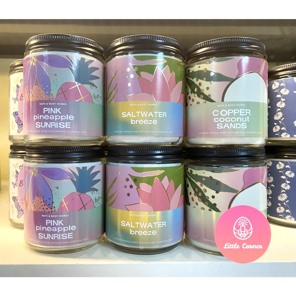 Nến thơm 1 bấc BATH AND BODY WORKS (BBW) 198g - Summer Collection