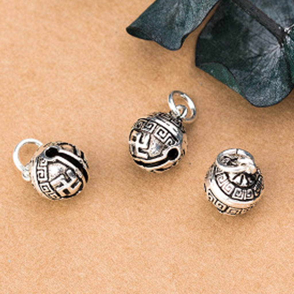 Charm bạc chuông treo