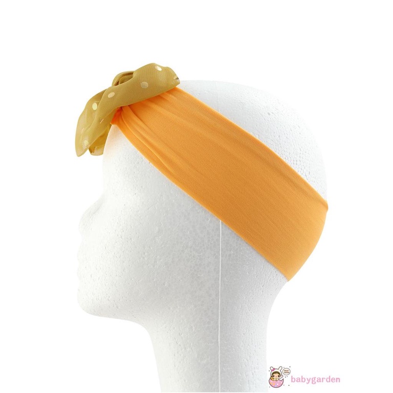 Băng đô đội đầu họa tiết chấm bi thời trang sành điệu cho bé gái