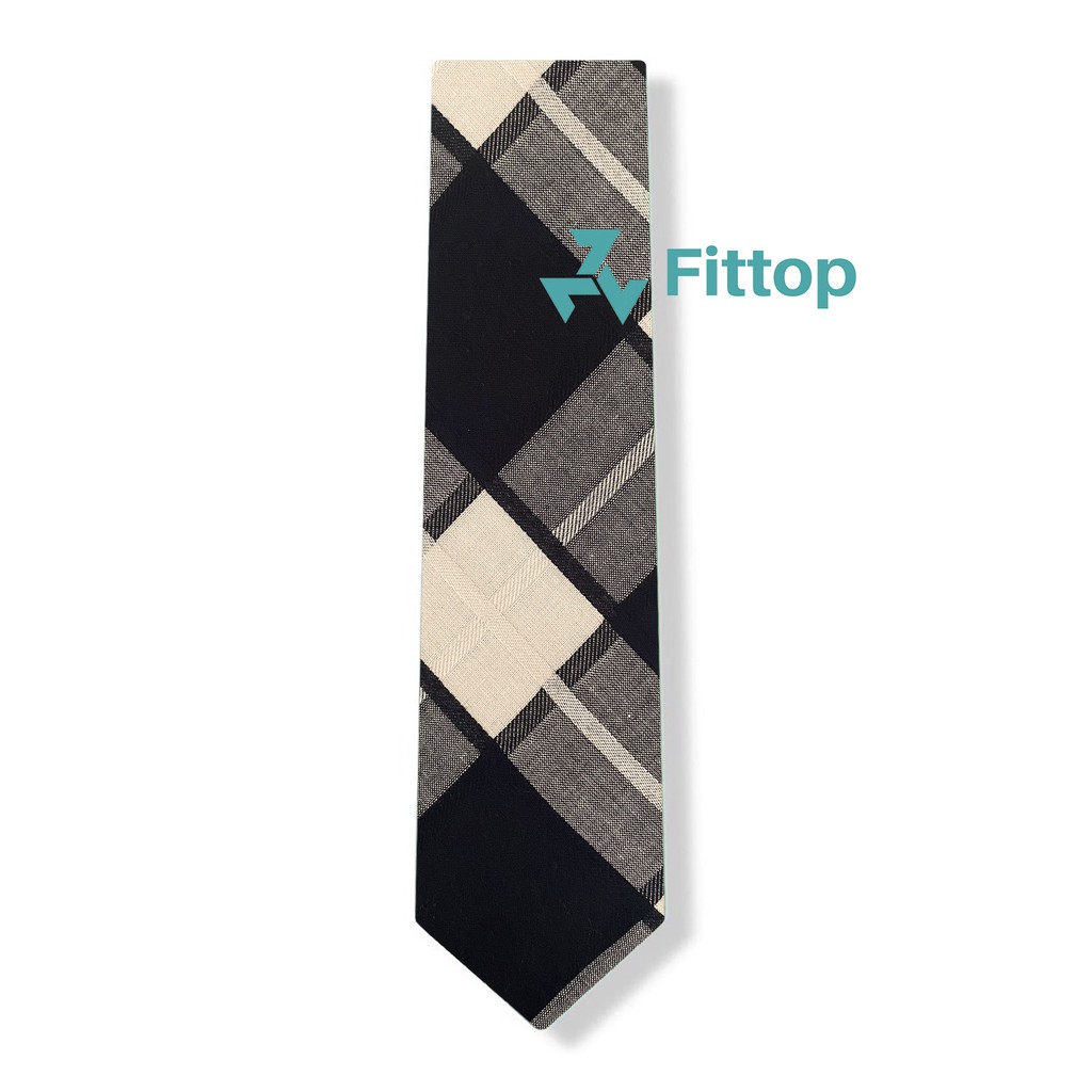 Cà Vạt Nam Công Sở Caro Thanh Lịch 7cm FITTOP CAVAT-214