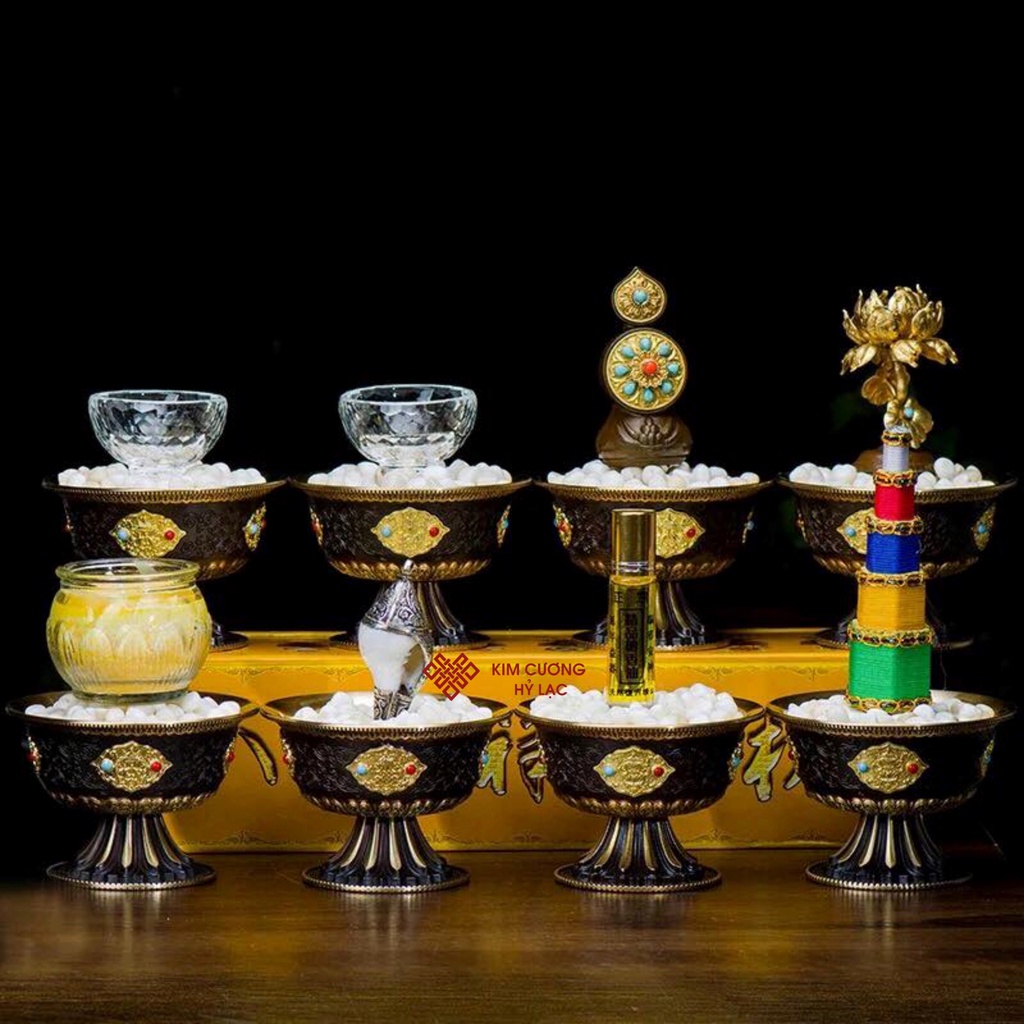 Tháp Hương Tây Tạng Cúng Dường Mật Tông [Kim Cương Hỷ Lạc] 5 Tầng