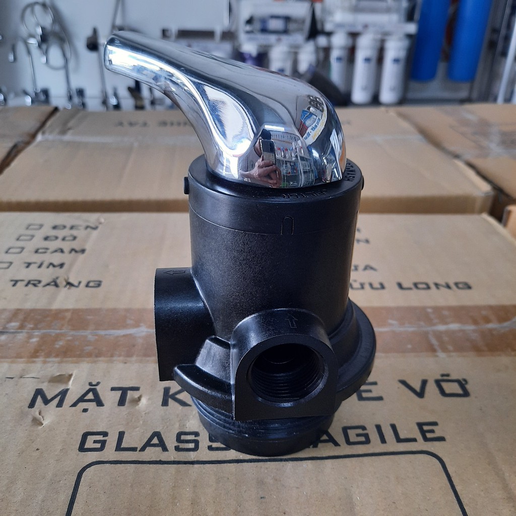 VAN 3 NGÃ ⚡️ XẢ KHO ⚡️ ĐIỀU KHIỂN BẰNG TAY - CỘT LỌC THÔ ĐẦU NGUỒN - LINH KIỆN LỌC NƯỚC