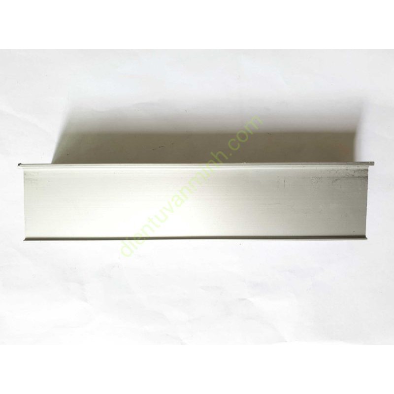 Thanh rail nhôm chữ U dài 20cm - Lắp đặt tấm pin năng lượng mặt trời