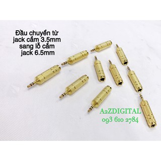 COMBO 2 CÁI ĐẦU CHUYỂN TỪ LỖ CẮM 6.5mm SANG JACK CẮM 3.5mm