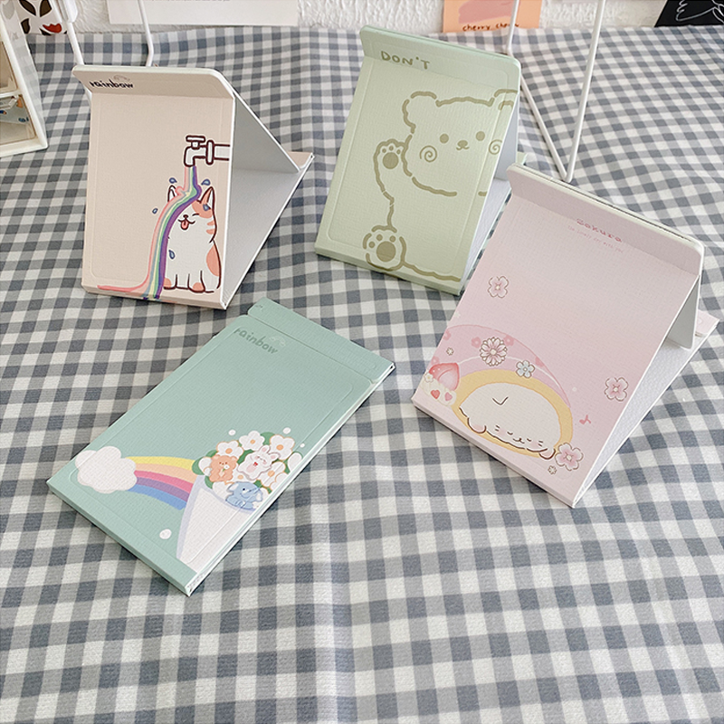 Gương Trang Điểm Gấp Gọn Tiện Dụng Phong Cách Hàn Quốc Xinh Xắn