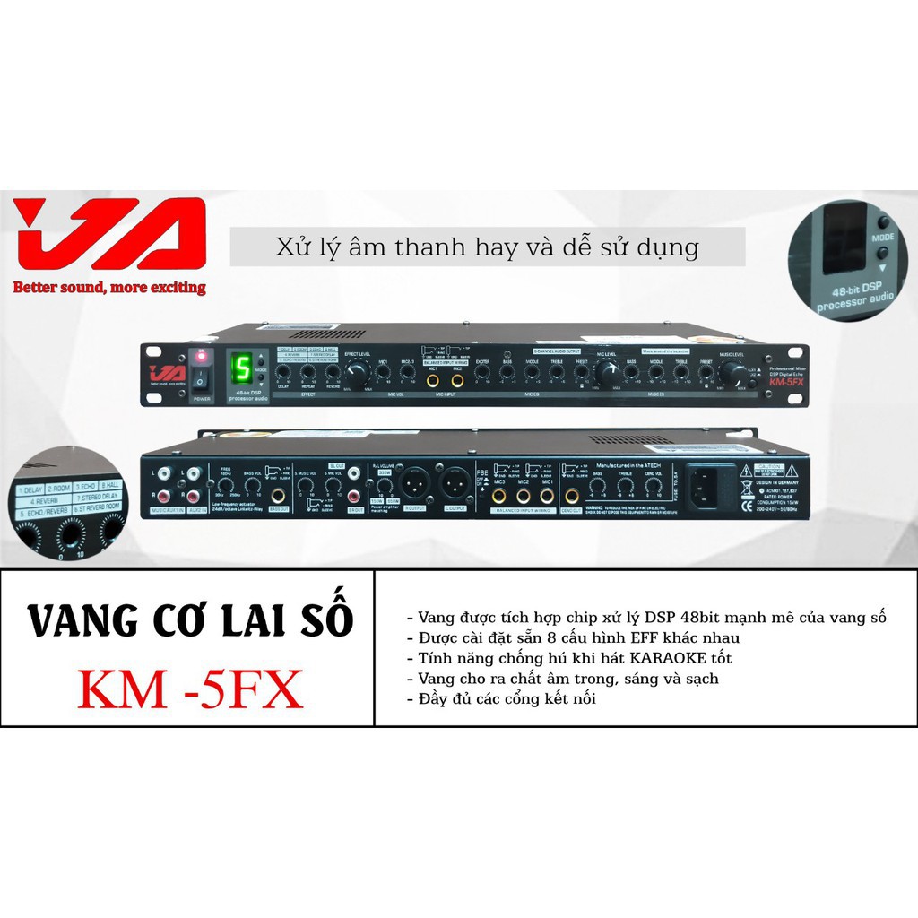 VANG SỐ LAI CƠ JA KM5FX - Sản phẩm chính hãng