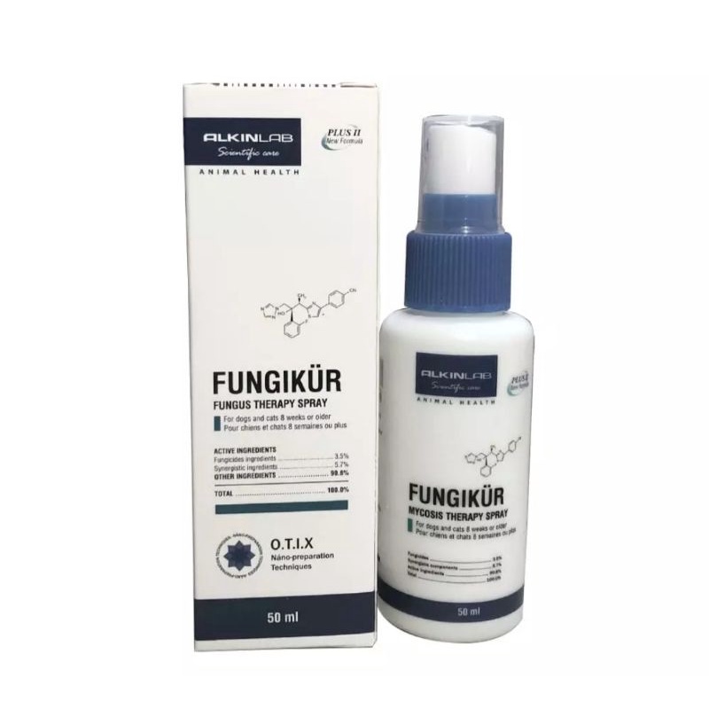 [ RẺ VÔ ĐỊCH ] Bình Xịt Nấm ALKIN FUNGIKUR Trị Nấm Cho Chó Mèo Của Mỹ.