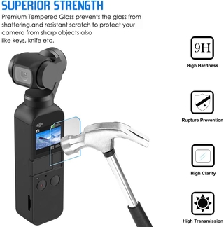 2 Kính cường lực cho camera Dji Osmo Pocket