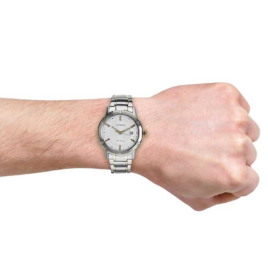 Đồng Hồ Nam Citizen Dây Thép Không Gỉ AW1084-51A - Mặt Trắng