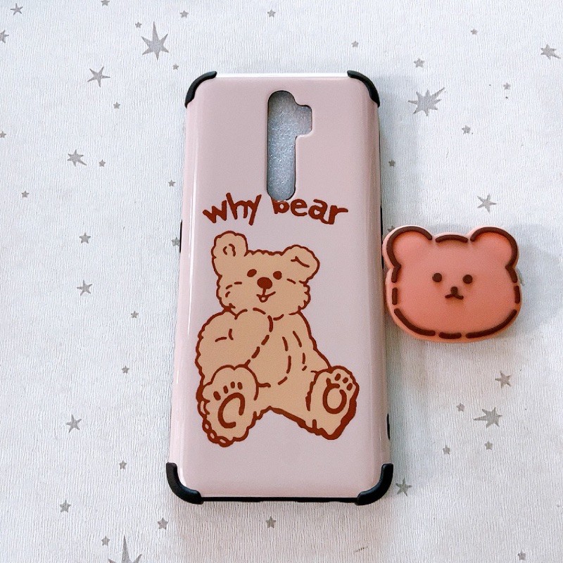 Ốp lưng idm Hàn Quốc kèm Pop Oppo A5 2020/ A9 2020/ A54 4G/ A74 4G/A95