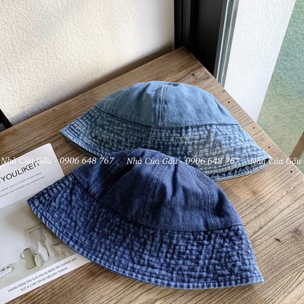 Mũ bucket jean nữ cực cá tính