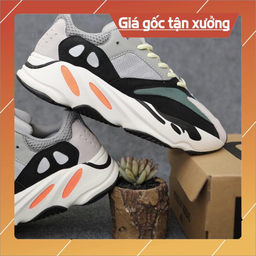 [Freeship+ Hàng Xịn] Giày Sneaker Nam Nữ Yz 700 Màu Trắng Xanh, Giày thể thao nam nữ cao cấp