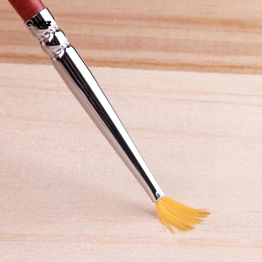 [Hàng mới về] Cọ vẽ móng tay thiết kế cán gỗ cứng cáp dễ dùng