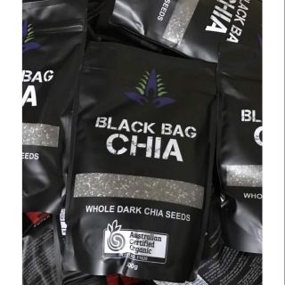 Hạt chia Úc Organic Chia Seeds túi đen 500g