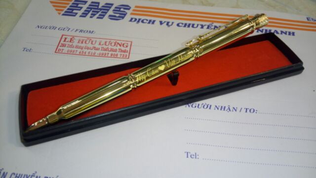 Viết bi vỏ đạn khắc tên theo yêu cầu cá tính độc đáo