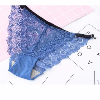 Quần lót ren nữ đáy cotton có size lớn quần chip big size sexy dáng tam giác R05