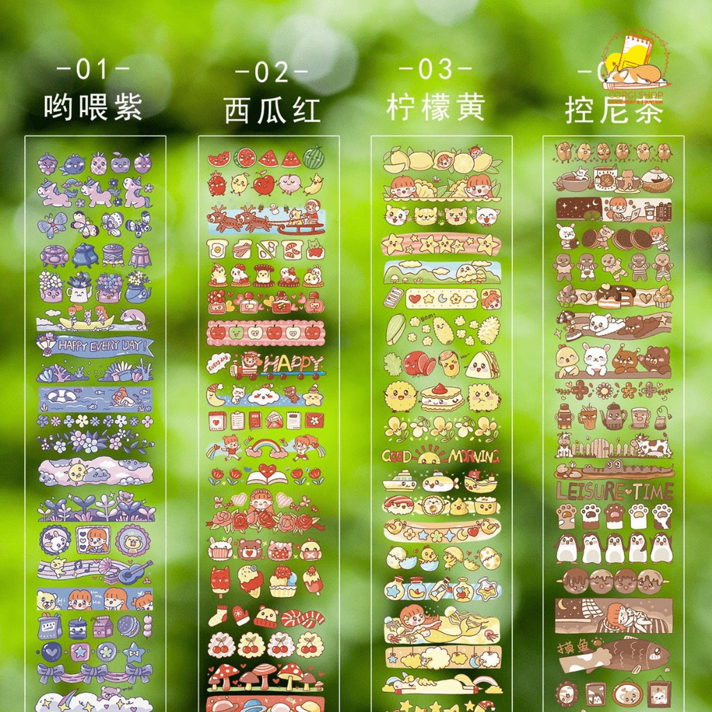 Sticker Cô bé siêu đáng yêu 6 * 35cm - Hình dán trang trí họa tiết cô gái dễ thương DUASHOP.