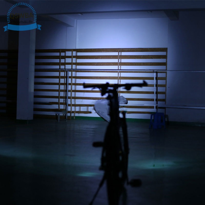 Đèn Pin 5 Bóng Led Siêu Sáng Chống Nước 3 Chế Độ Cho Xe Đạp