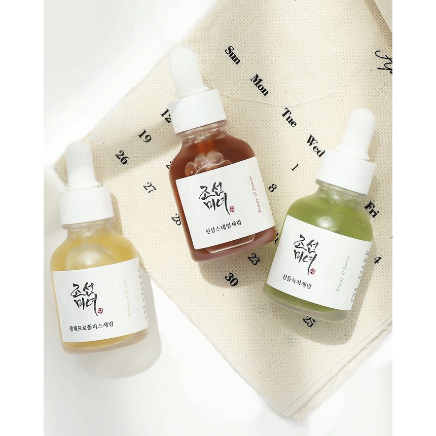 Tinh chất sáng đều màu da phục hồi se lỗ chân lông Beauty of Joseon Propolis Niacinamide Glow serum 30ml