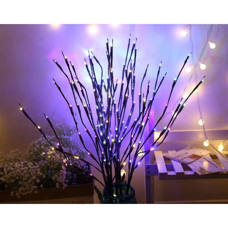 Đèn LED 20 Bóng Hình Cành Cây Liễu Trang Trí Nhà Cửa