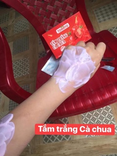 TẮM TRẮNG CÀ CHUA TOMATO