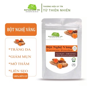 100GR Bột nghệ vàng nguyên chất Organic - mỹ phẩm Handmade