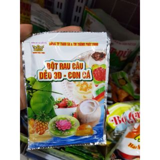 Bột thạch rau câu con cá dẻo (loại ngon)