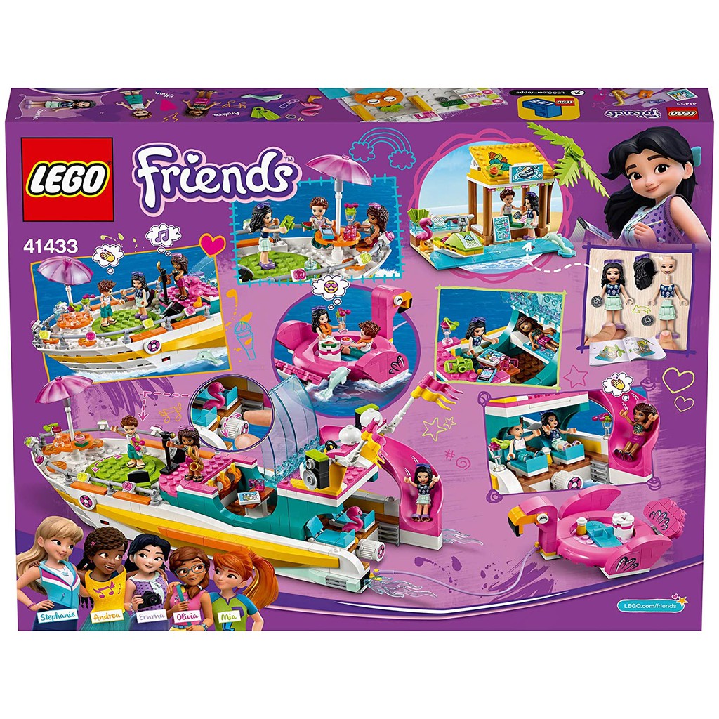 LEGO FRIENDS 41433 Du Thuyền Tiệc Mùa Hè ( 640 Chi tiết)