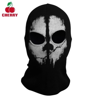 Mặt nạ trùm đầu in hình đầu lâu con ma phong cách Call Of Duty dành cho đi xe máy trượt ván halloween