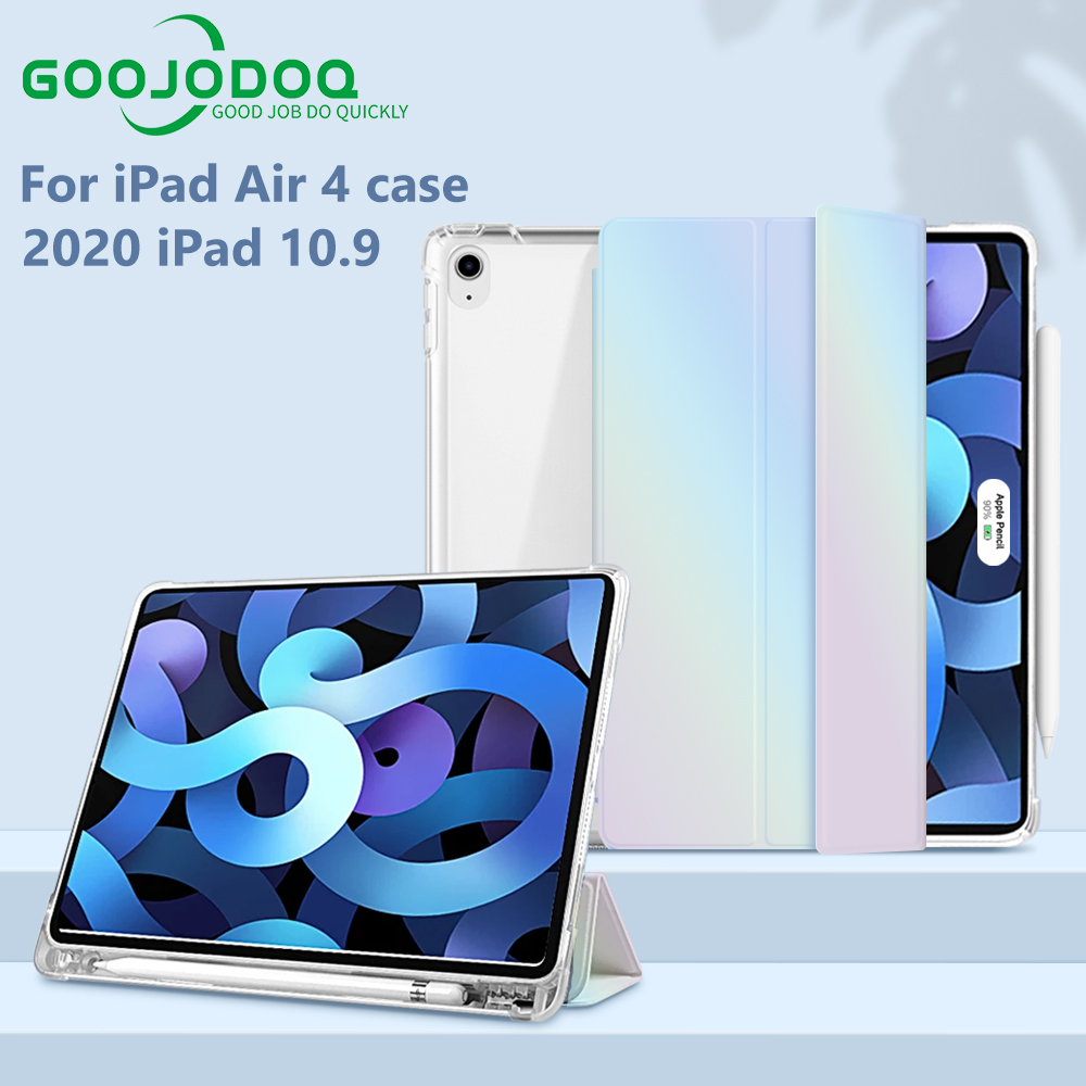 Vỏ Bảo Vệ GOOJODOQ Cho Ipad Air 4 10.9 Pro 11 2020 2018 10.2 Ipad Air 2 3 Mini 4 5 Thế Hệ 6 7 8