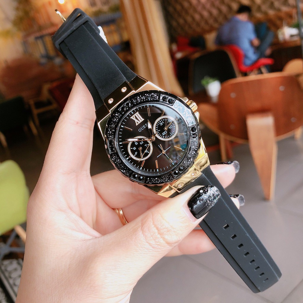 Đồng Hồ Nữ Guess Dòng Limelight W1053L1- W1053L2-W1053L3-W1053L5-W1053L6-W1053L7,Dây Cao Su , Size 38mm