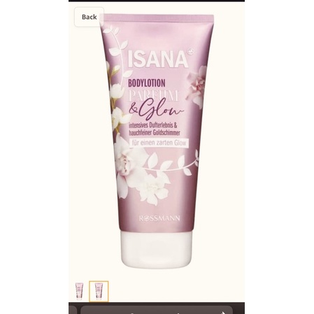 Body lotion Isana hương nước hoa CHLB Đức