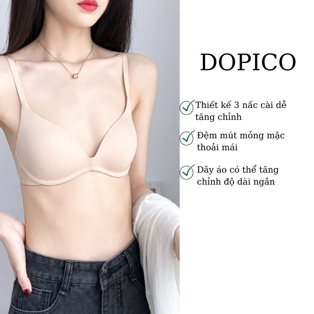 Áo ngực không gọng nữ su đệm mỏng tàng hình mặc thoải mái ôm ngực A239