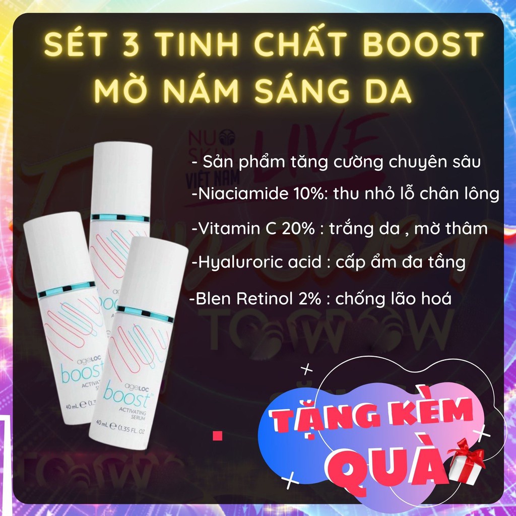 Máy đẩy tinh chất AgeLOC Boost Nuskin chăm sóc da chuyên nghiệp giúp da hấp thụ tốt dưỡng chất hiệu quả tối đa