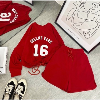 Set thể thao pull đỏ 16 + short