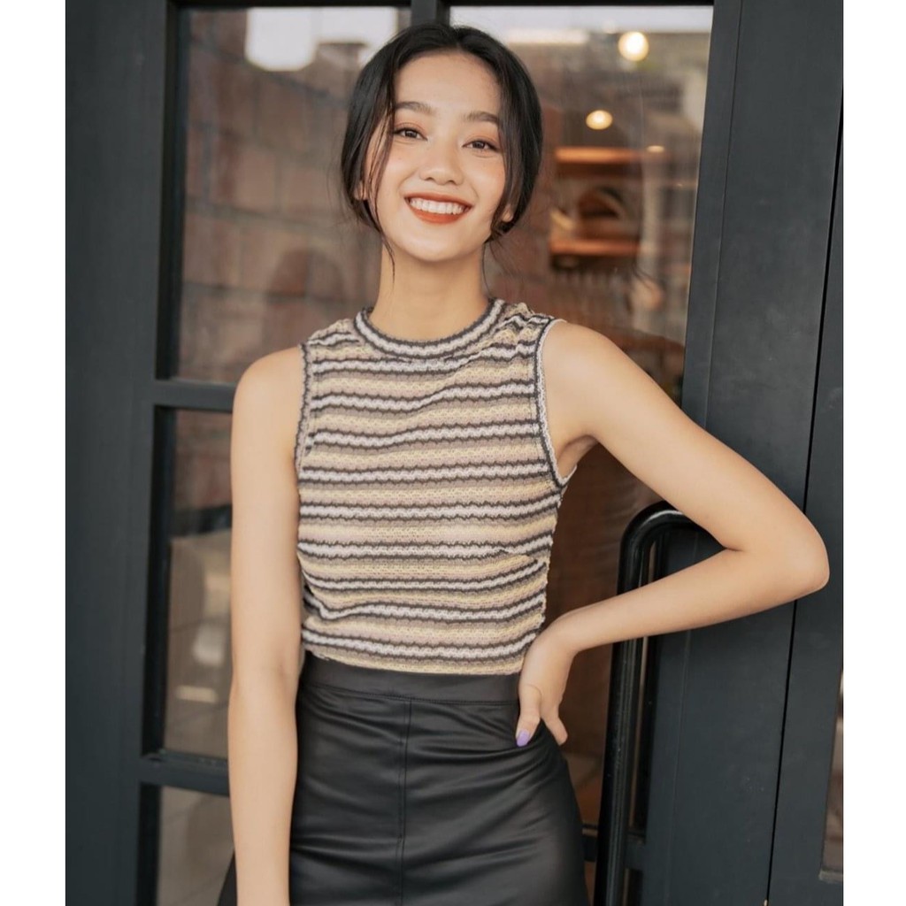 Ceci Cela - Áo Lenie Vải Dệt Kim