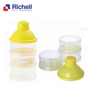 Richell - Hộp chia sữa 3 tầng (80ml/ngăn)