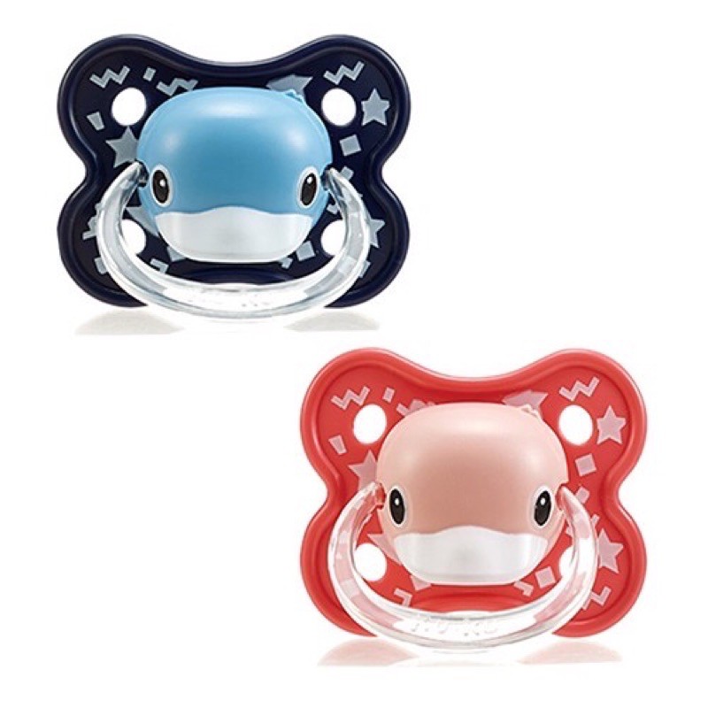 Ti giả cho bé từ 0-6 tháng silicone mềm chỉnh nha Ku.Ku Duckbill KU5518