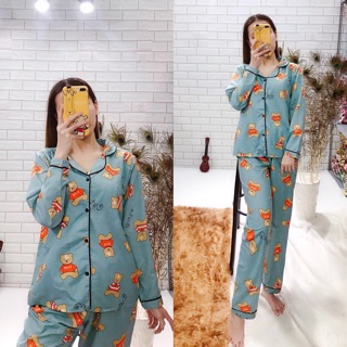 Bộ pijama tay dài quần dài