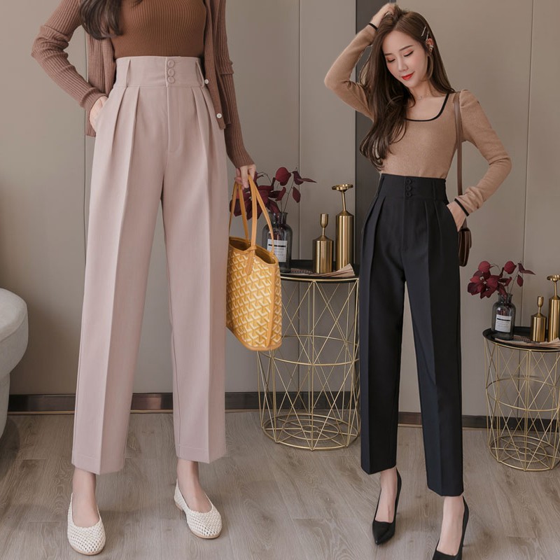 [ Mã FAMAYWA giảm 10K đơn 50K] QUẦN BAGGY cạp bản to 3 khuy siêu sang hàng mới ra