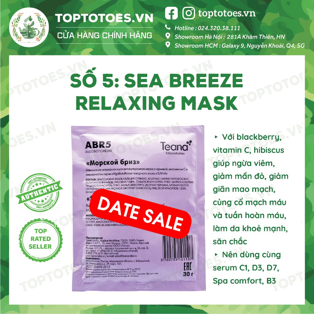 [DATE SALE] Lẻ gói Mặt nạ dẻo Teana sale | BigBuy360 - bigbuy360.vn