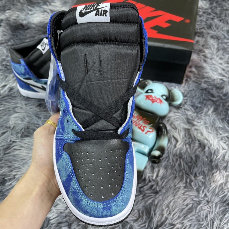 g cao cổ tie dye trắng xanh đẹp rụng rời (ảnh thật + full box)