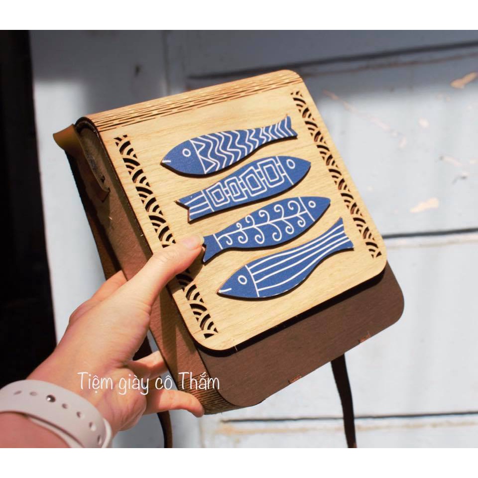 TÚI GỖ VINTAGE - TÚI DU LỊCH - TÚI BOHEMIAN